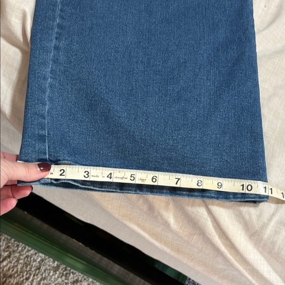 Celebrity Pink Blue Denim Jeans Overalls L - Picture 15 of 15